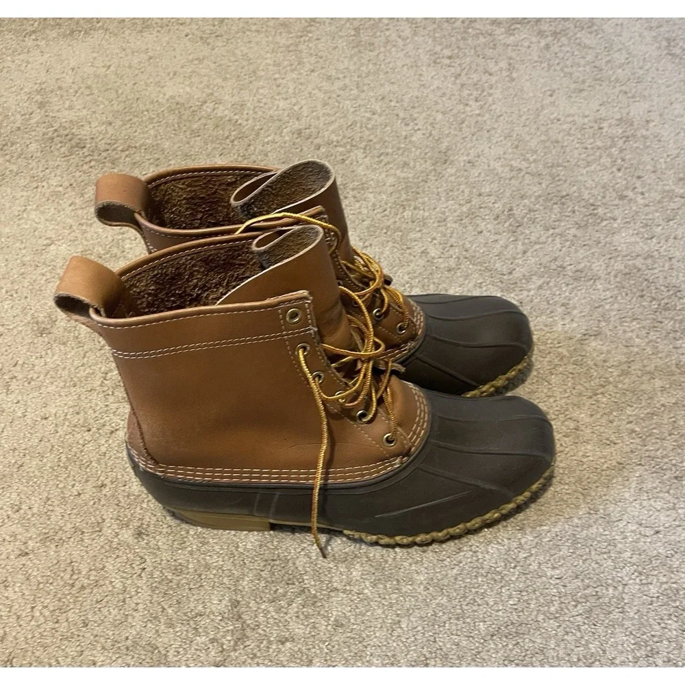 L.L. Bean Bean Boots Size 12 Wide Waterproof Made in USA